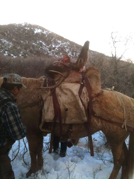 3rd Rifle Season - Packin' the meat out