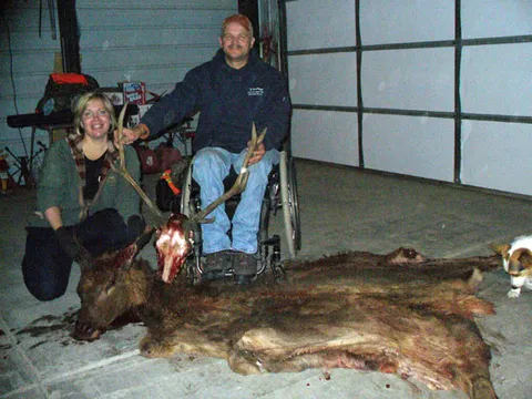 Tim and Mary Marzofka from - Wisconsin got a 1st Season Bull and Mary got her cow