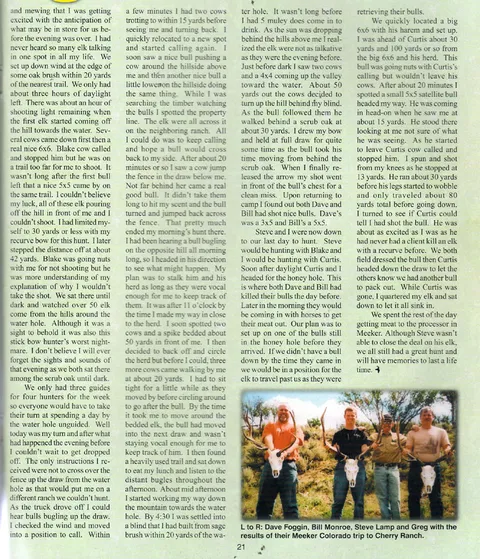 Greg Dearth article, The Bowhunter's Voice magazine, page 3